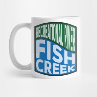 Fish Creek Recreational River Wave Mug